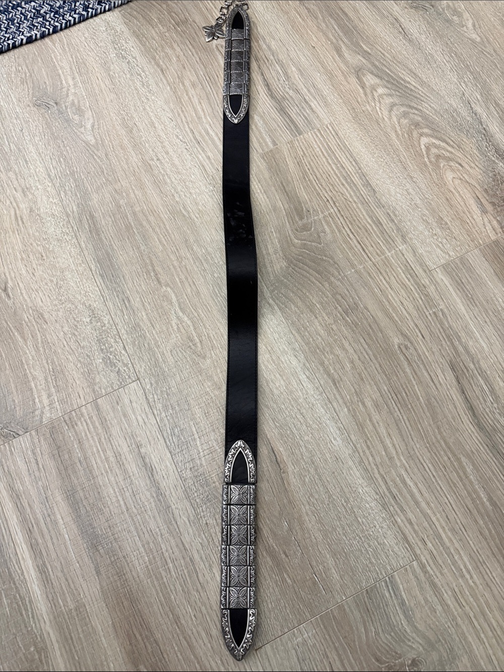 Women’s Brighton Belt black with Silver Accents